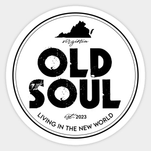 Virginia Old Soul - Rich Men Sticker